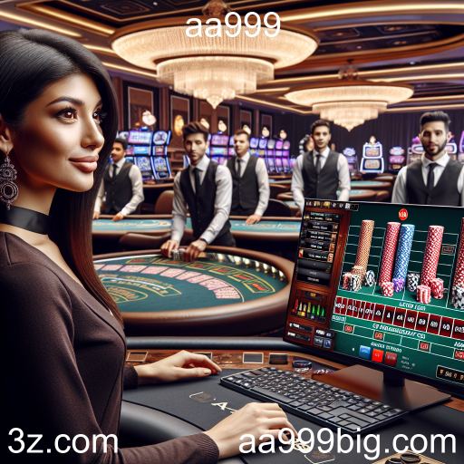 A Experiência do Cassino Ao Vivo no aa999